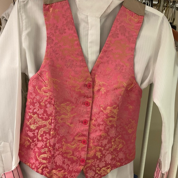 Reversible Satin Vest With Matching Top - Picture 1 of 3